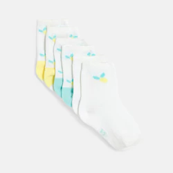 Baby girl's lemon socks (pack of 3)