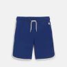 Boy's blue fleece Bermuda shorts