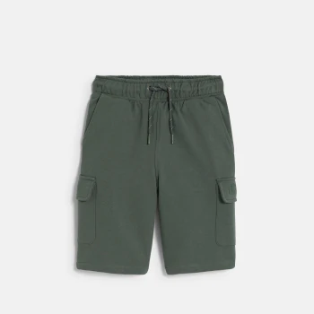 Boy's green cargo Bermuda...