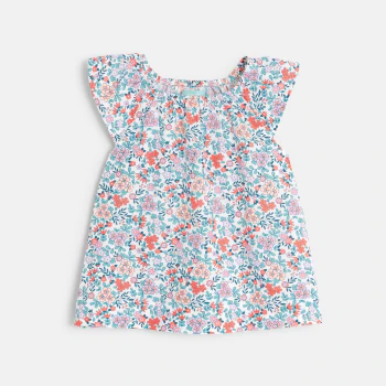 Baby girl's floral blouse...