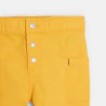 Baby boy's yellow peach-skin fabric trousers