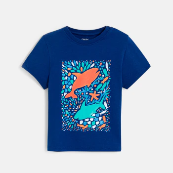 Baby Boy's blue Surfrider shark T-shirt