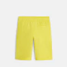 Boy's yellow fleece Bermuda shorts