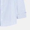 Boy's blue striped shirt