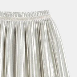 تنورة بليسيه لامعة للفتيات