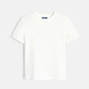 Girls basic plain white T-shirt