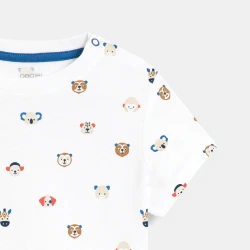 تيشيرت برسمة حيوانات باللون...