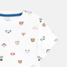 Baby boy's white animal T-shirt
