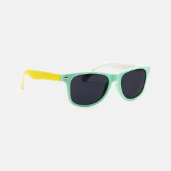 Boy's green sunglasses