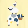 Baby boy's yellow animal T-shirt