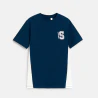 Boy's navy blue sports team T-shirt