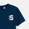 Boy's navy blue sports team T-shirt