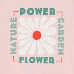 Pastel pink slogan T-shirt