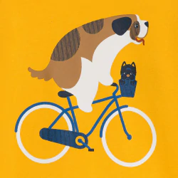 Baby boy's yellow cycling...