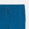 Boy's plain blue lightweight fleece joggers