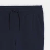 Boy's plain navy lightweight fleece joggers