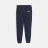 Boy's plain navy lightweight fleece joggers