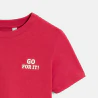 Boy's pink sportswear T-shirt