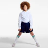 Girls' plain white shirt with Peter Pan collar