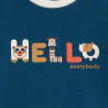 Baby boy's blue fleece animal sweatshirt