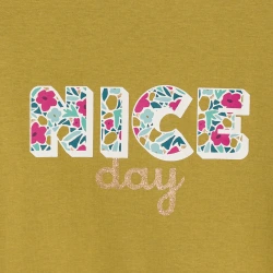 تيشيرت مزين بطبعة عبارة،...