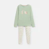 Girl's scooter motif jersey 2-piece pyjamas