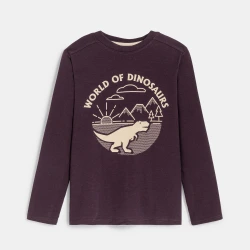 تيشيرت مزين برسمة ديناصور،...