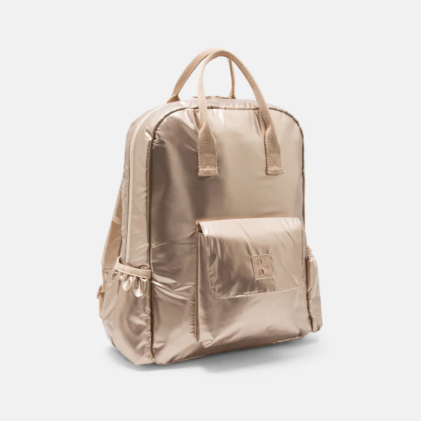 Girl's gold backpack