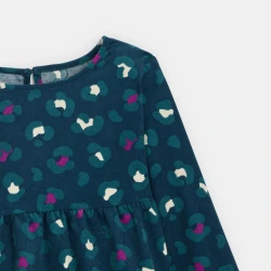 فستان من الثوب المخملي مزين...