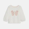 Baby girl's pink nature print T-shirt