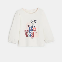 تيشيرت مزين برسمة للكلاب...