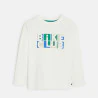 Boy's white bike club T-shirt