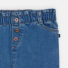 Baby girl's soft blue denim trousers