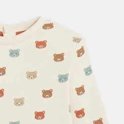 سترة صوف الدب الأبيض...