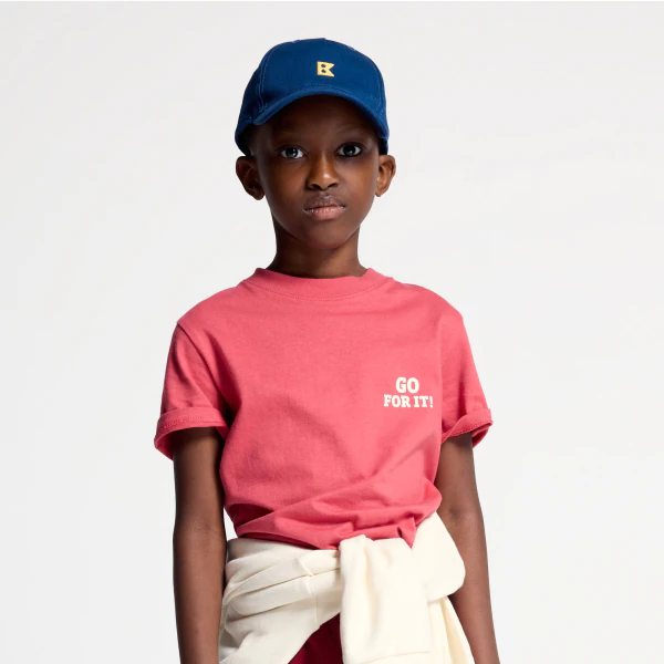 Boy's pink sportswear T-shirt