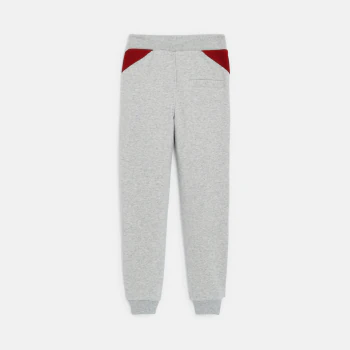Boy's grey fleece joggers