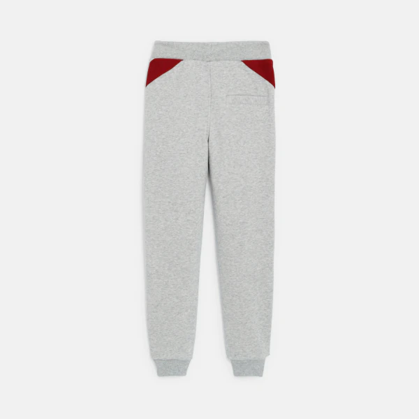 Boy's grey fleece joggers