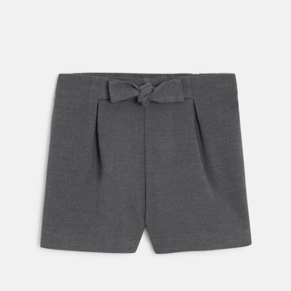 Girl's elegant grey shorts