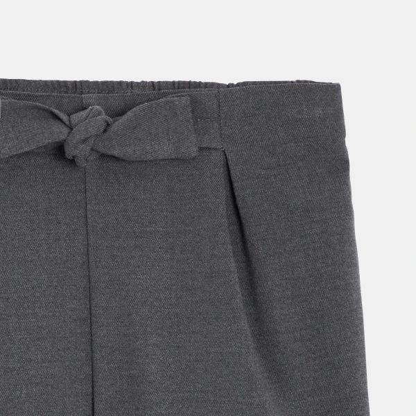 Girl's elegant grey shorts