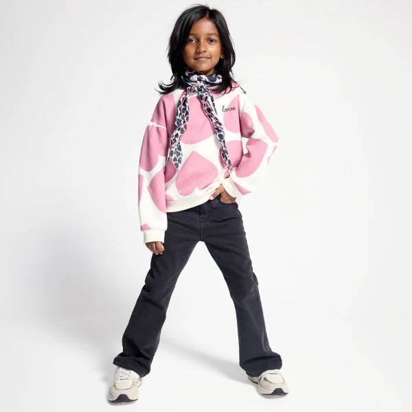 Girls' flared jeans