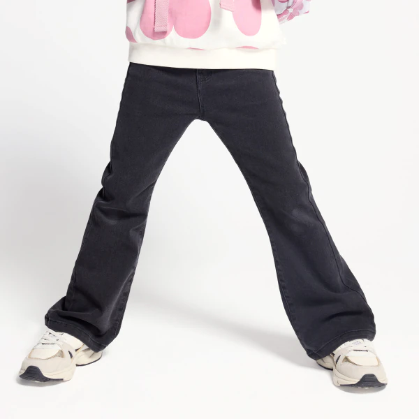 Girls' flared jeans