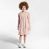 Girls orange floral dress