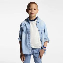 Boy's white sportswear T-shirt