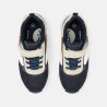 Boy's blue running dad shoes with laces and Velcro