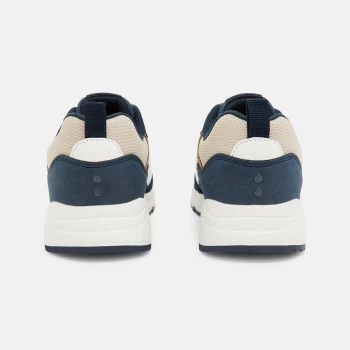 حذاء رياضي dadshoes للركض بأربطة وشريط سكراتش، باللون الأزرق للفتيان