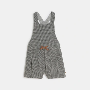 سالوبيت قصير أنيق ودافئ وتيشيرت رمادي لطفلة رضيعة