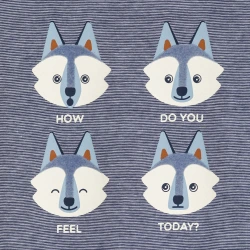 تي شيرت أزرق للأطفال الصغار...