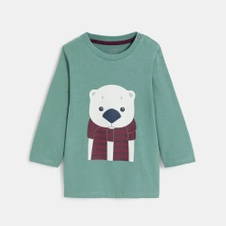 تيشيرت بأكمام طويلة برسمة...