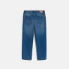 Boy's blue heavy-duty wide-leg jeans