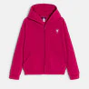 Girl's pink hooded sweatshirt